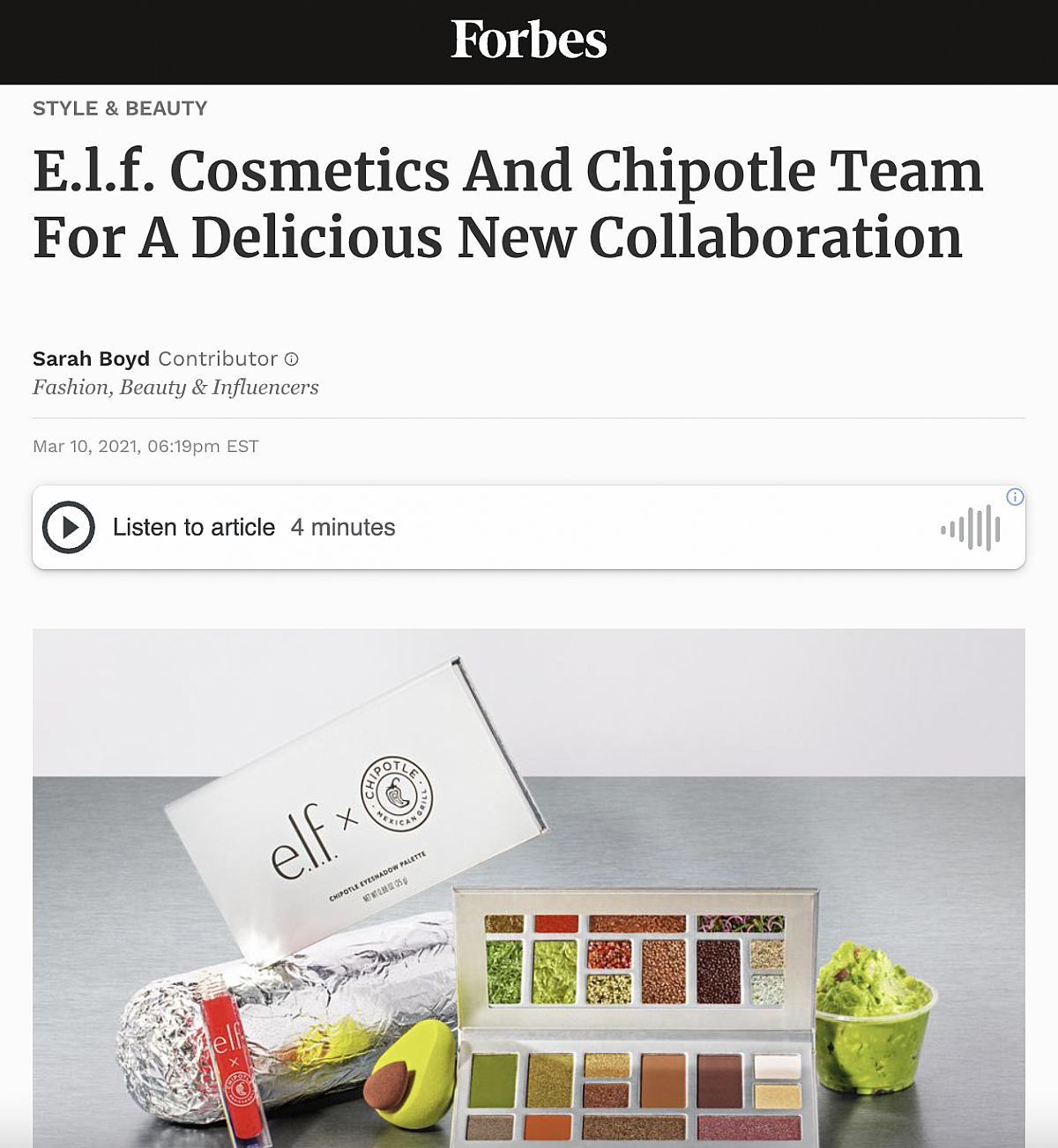 Chipotle Cosmetics D1A | Eyes. Chips. Face.