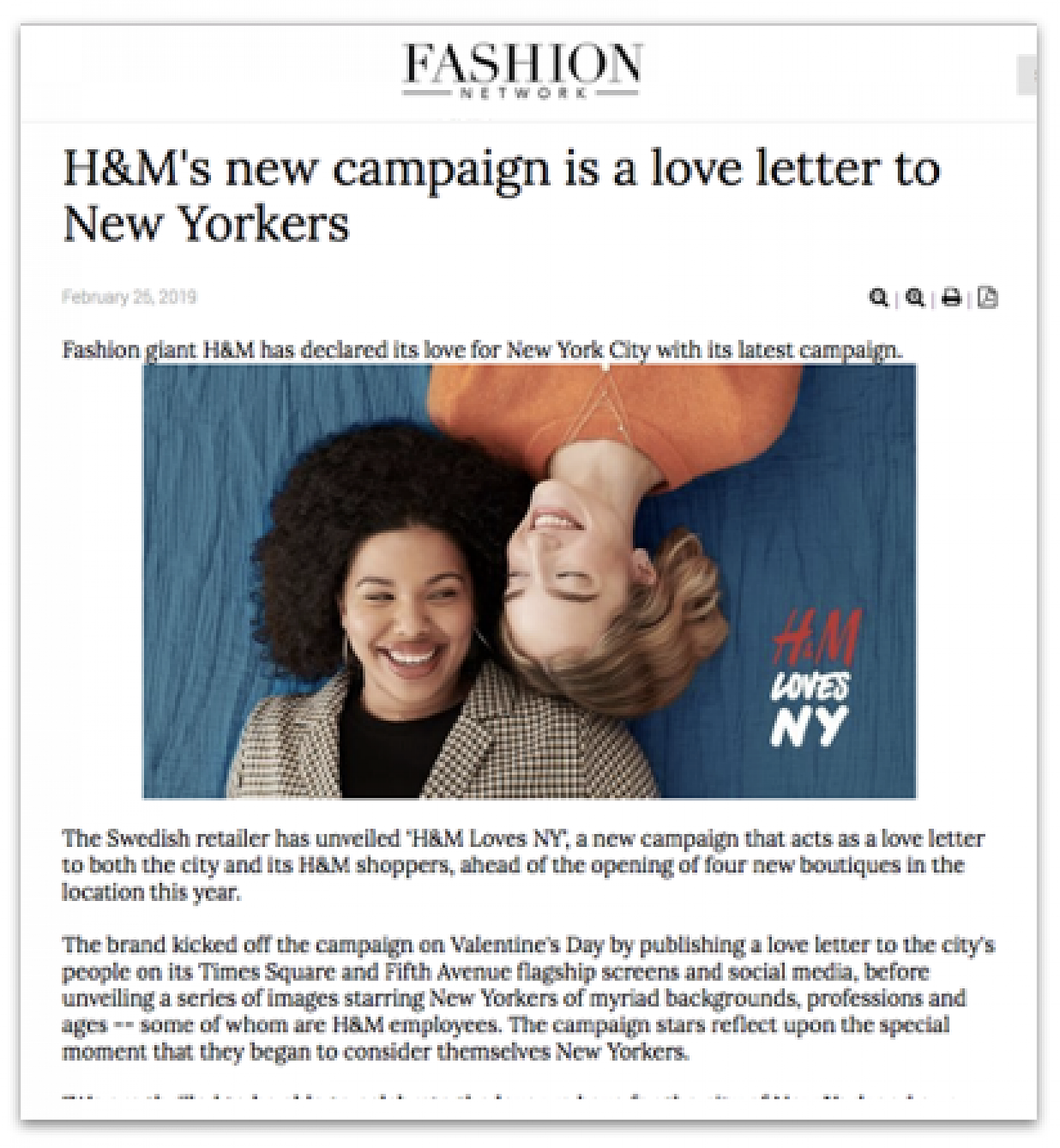 Hm fashion network